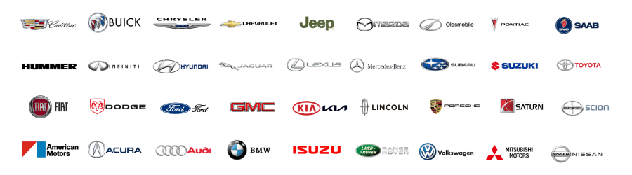 Brands we serve for Used Auto Parts in USA